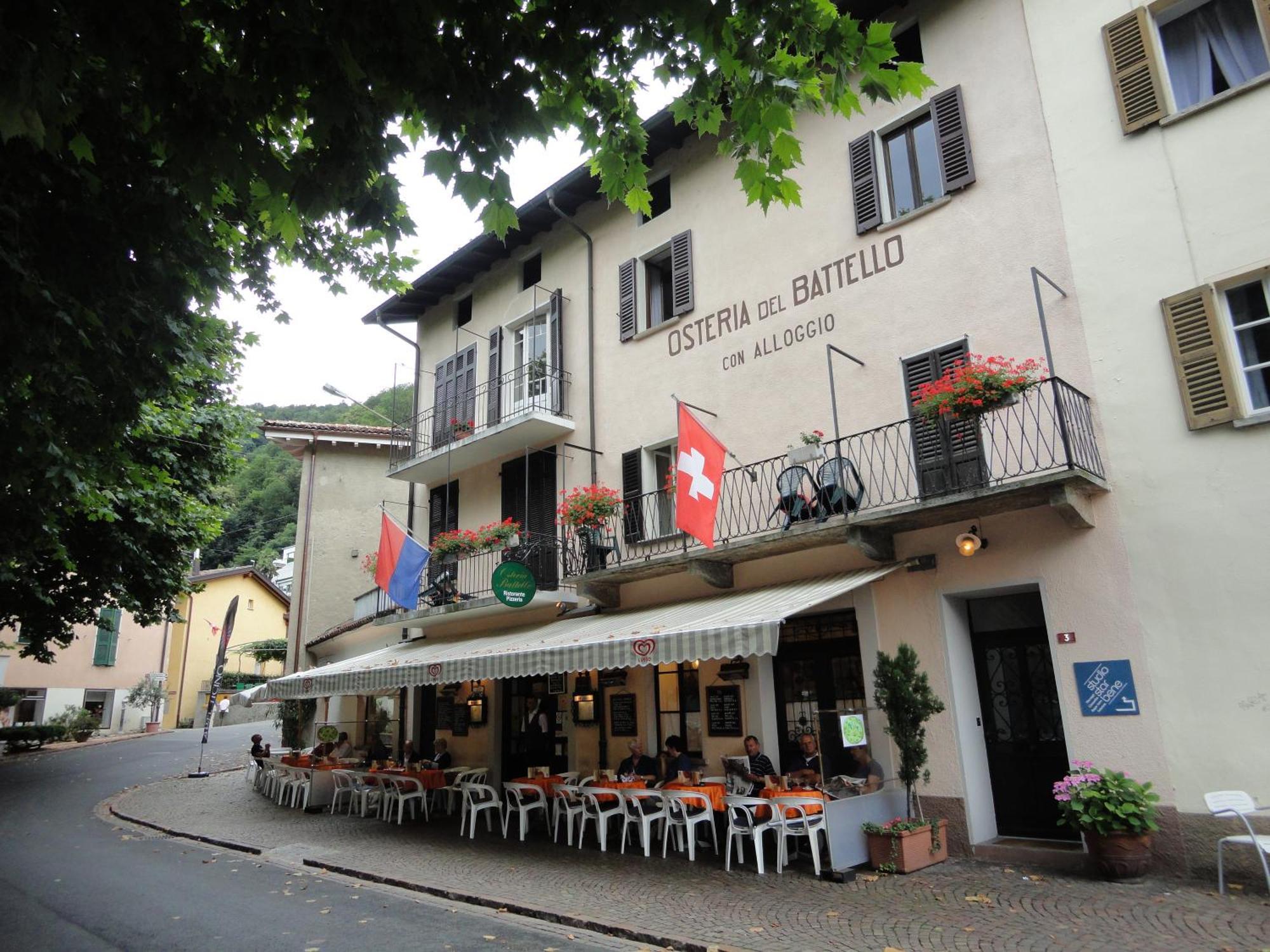 Hotel Osteria Battello Caslano Exteriér fotografie